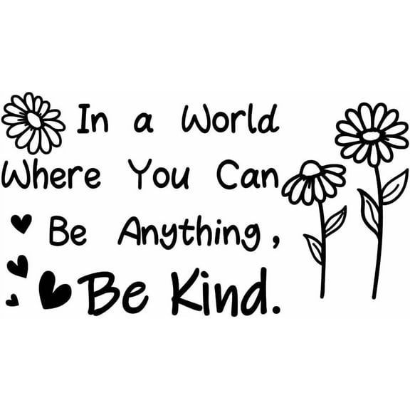 1sheet in A World Wall Stickers Removable Self Adhesive Black Words Wall Decals Waterproof Wallpapers Wall Decoration Home Decor for Living Room Bedroom Bathroom Gifts for People