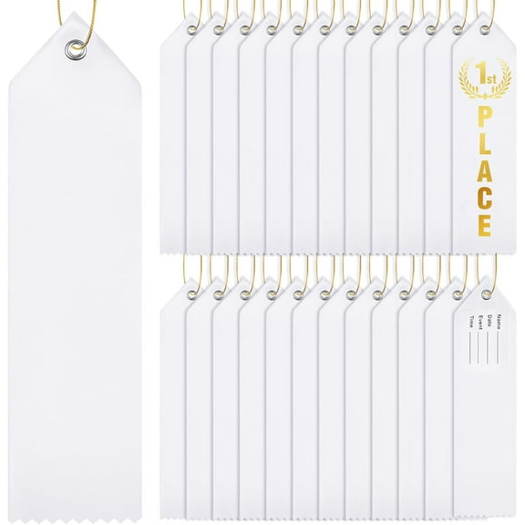 1st - 2nd - 3rd Place Award Ribbons - 36 Total Ribbons - Blank Award Ribbons DIY Medal Prize Ribbons