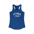 thumbnail image 1 of 1st Anniversary 1 Year Wedding Married Tank Top Gift Shirt Women Sleeveless, 1 of 2