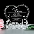 thumbnail image 1 of 1st Anniversary Crystal Decoration Romantic Gift for Wife His Husband Couple Love Commemorative Valentine's Day Gift, 1 of 5