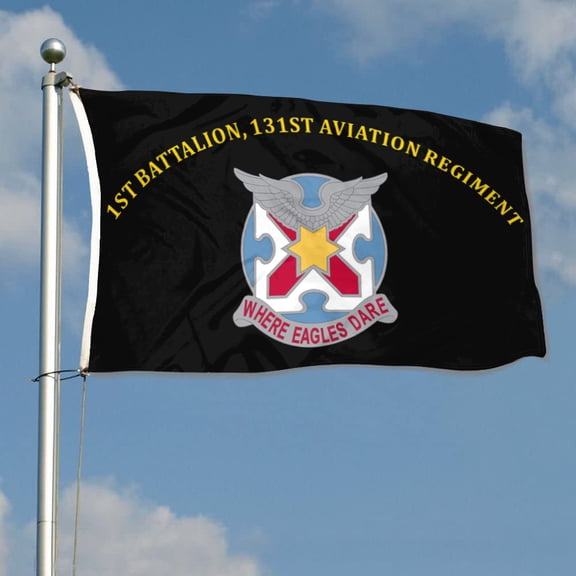 1st Battalion, 131st Aviation Regiment 36th Infantry Division Arrowhead US Army Flag 3x5Feet Outdoor Indoor Decoration Flag with Brass Grommets