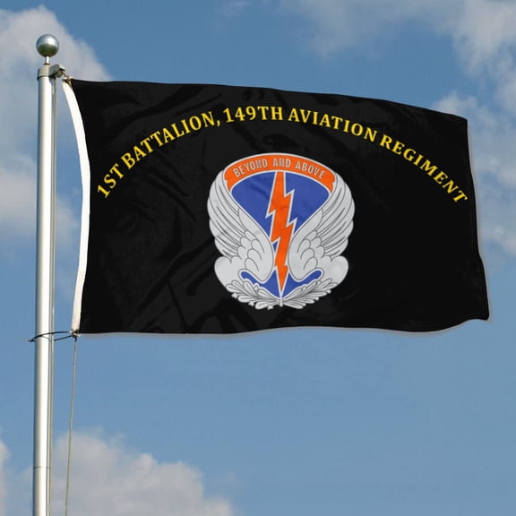 1st Battalion, 149th Aviation Regiment 36th Infantry Division Arrowhead US Army Flag 3x5Feet Outdoor Indoor Decoration Flag with Brass Grommets