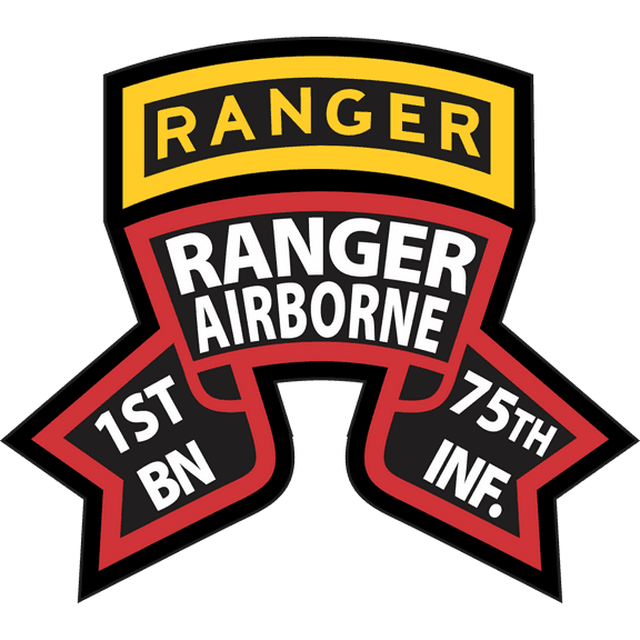 1st Battalion 75th (RGT) Ranger Airborne Decal
