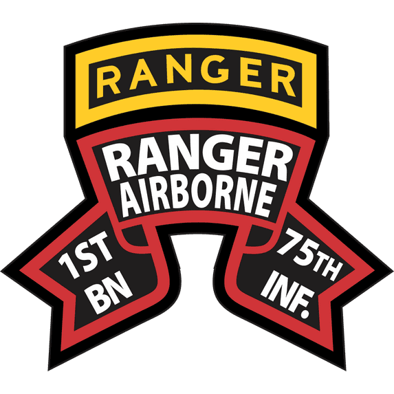1st Battalion 75th (RGT) Ranger Airborne Decal