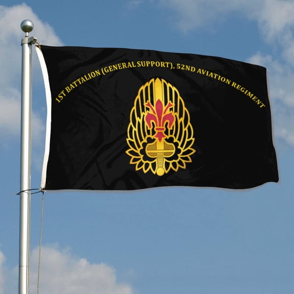 1st Battalion (General Support), 52nd Aviation Regiment 7th Infantry Division US Army Flag 3x5Feet Outdoor Indoor Decoration Flag with Brass Grommets