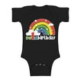 thumbnail image 1 of 1st Birthday Baby Romper - Cute Baby Boy Baby Girl Shirt - Rainbow One Piece, 1 of 4