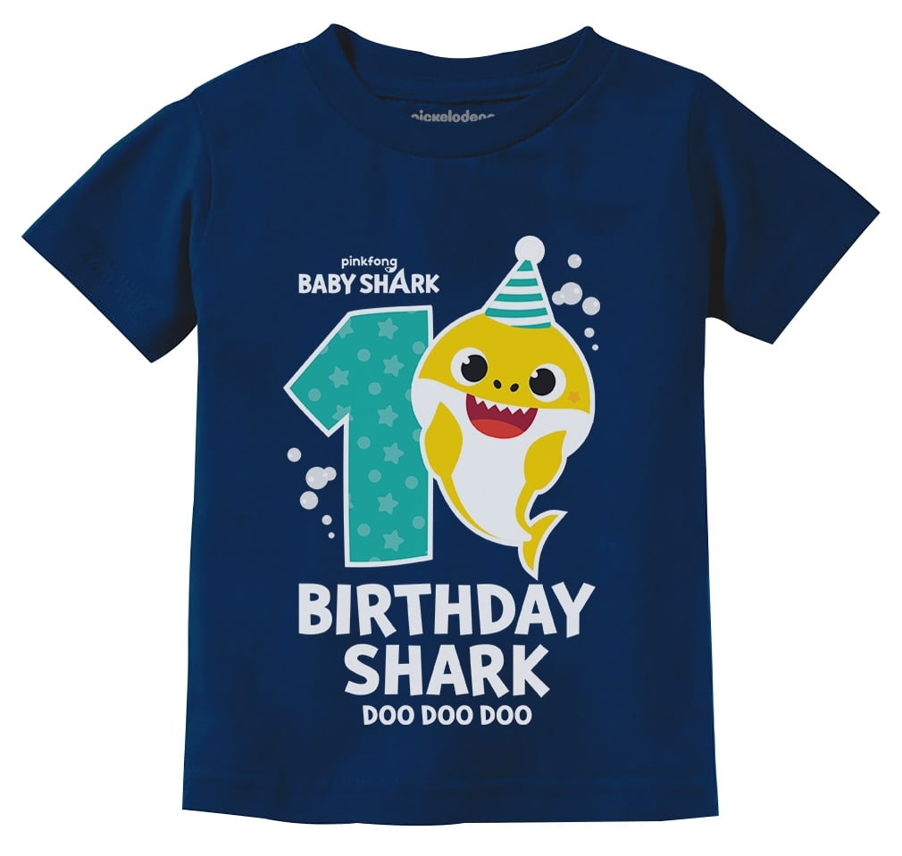 Baby shark 1st hotsell birthday shirt girl