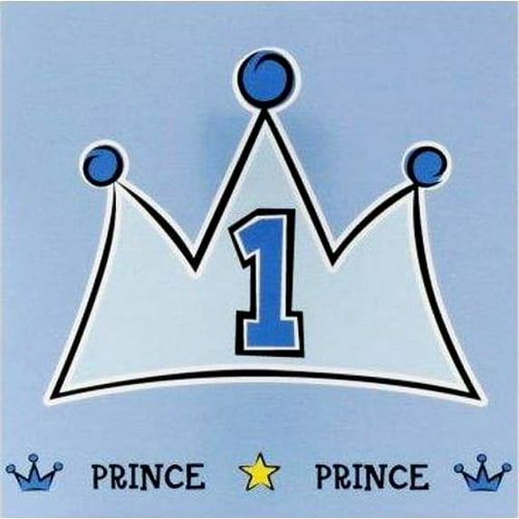 1st Birthday Boy Prince Lunch Napkins (16ct)