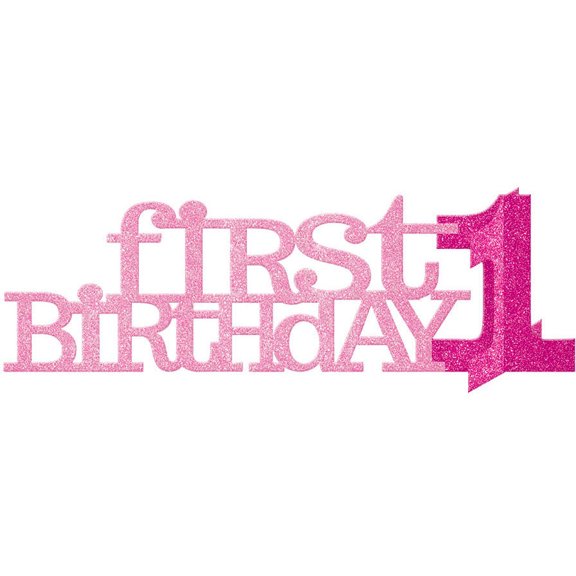 1st Birthday Girl Centerpiece