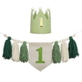 thumbnail image 1 of 1st Birthday High Chair Banner, Funny Tassel Theme Banner for Girl Boy, 1st Birthday Photo Backdrop, Baby Girl Boy First Birthday Highchair Banner Fabric, 1 of 6