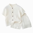 thumbnail image 1 of 1st Birthday Outfit Boy Toddler Boys Clothes Baby Outfit Sets Summer Dinosuar Set Teen Clothes Beige 2-3 Years, 1 of 4