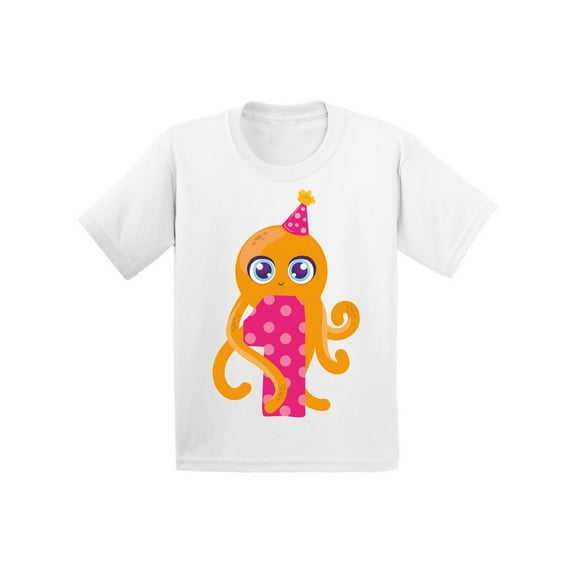 1st Birthday Outfits - Cute Baby Boy Baby Girl Shirt - Octopus Tee