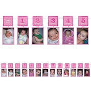 1st Birthday Girl Photo Garland