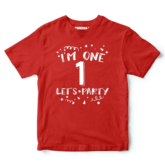 1st Birthday Shirt for boys Sprinkles And Jam Im One Lets Party Birthday Shirt