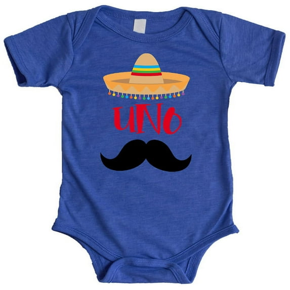 1st Birthday Uno Bodysuits Fiesta Themed First Birthday Sombrero Birthday Bodysuit Mustache Birthday Outfit for Baby Boy Outfit Vintage Royal Bodysuit 18 Months