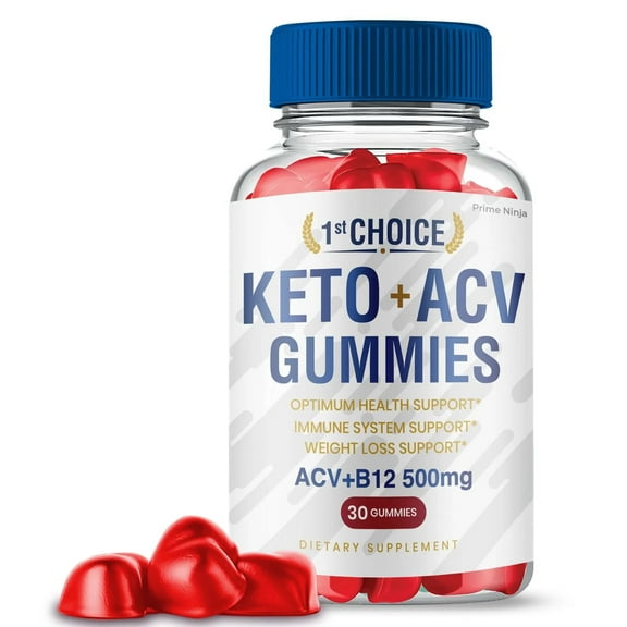 1st Choice Keto Gummies, First Choice Keto ACV Apple Cider Vinegar First Choice Keto Gummies Supplement Official Gummy (1 Pack)
