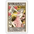 thumbnail image 1 of 1st Exhibition of Decorative Art - Art Nouvelle Poster at Champs Elysees Little Palace - Vintage Advertising Poster by Eugène Samuel Grasset c.1894 - Master Art Print (Unframed) 12in x 18in, 1 of 4