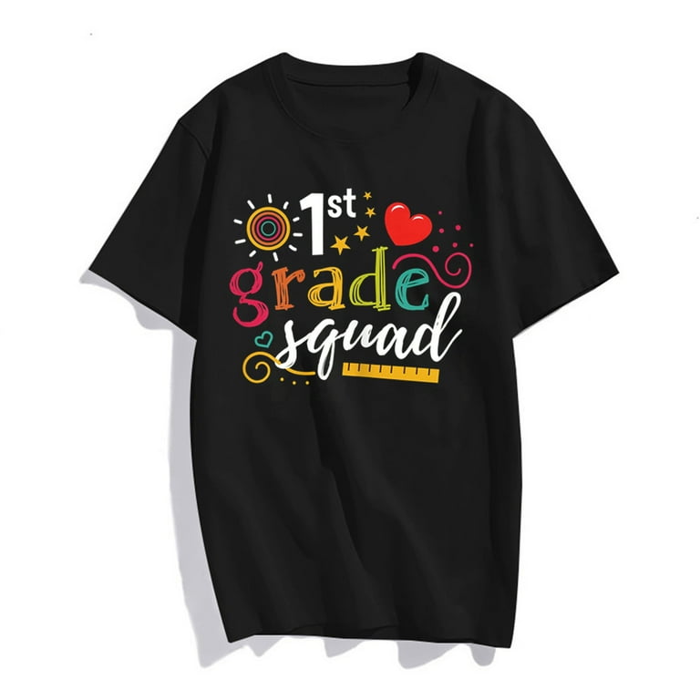 1st First Grade Squad Back To School Teacher T-Shirt Gifts 1st First Grade Squad Back To School Teacher T-Shirt Gifts