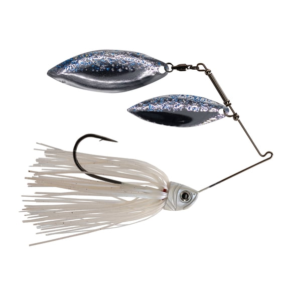 1st Gen Fishing Split-Blade Spinnerbait 3/8oz Glimmer Shad