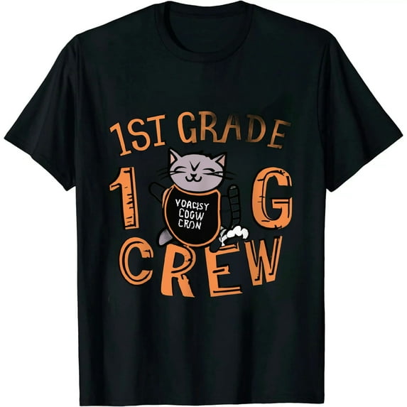 1st Grade Boo Crew 1st grade Funny Teacher Halloween Costume T-Shirt