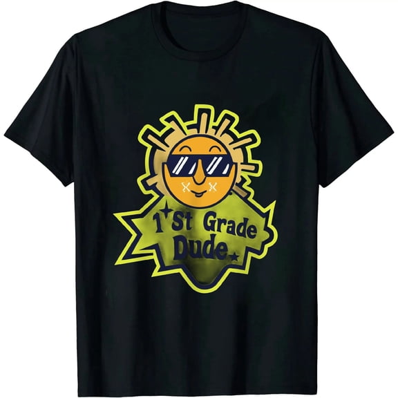 1st Grade Dude T-Shirt First Grade Back To School Shirt T-Shirt
