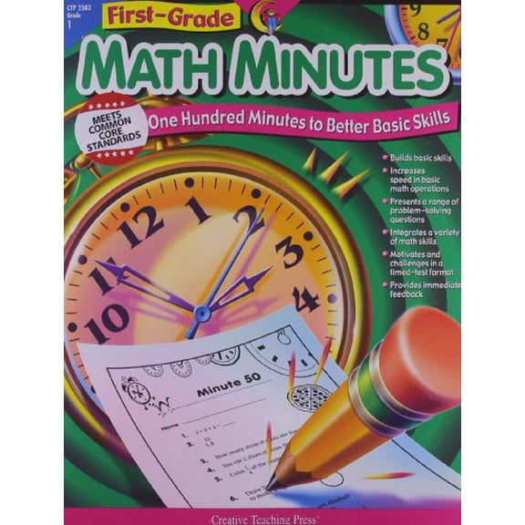 Pre-Owned Math Minutes Grade 1 (Paperback) 9781574718126
