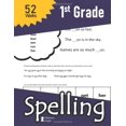 thumbnail image 1 of Pre-Owned 1st Grade Spelling: 52 Weeks of Spelling - Vocabulary Sentences (with Answer Key) â€“ High Frequency Sight Words (Flash Cards Included) : Comprehensive ... Kindergarten - Grade 1 Paperback, 1 of 1