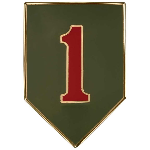 1st Infantry Division 1 inch Enamel Pin