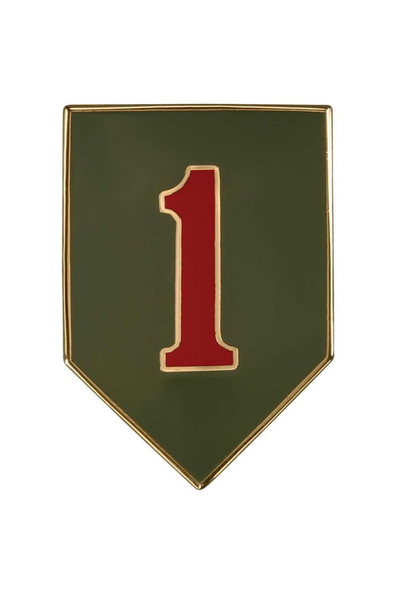 1st Infantry Division 1 inch Enamel Pin