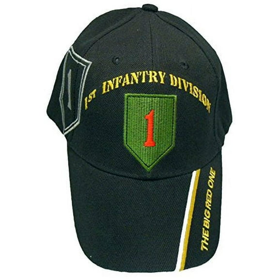 1st Infantry Division Cap Big Red One Army Baseball Bumper Sticker Mens Hat