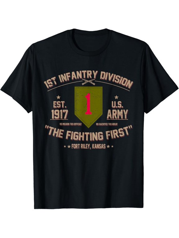 1st Infantry Division Fighting First T-Shirt