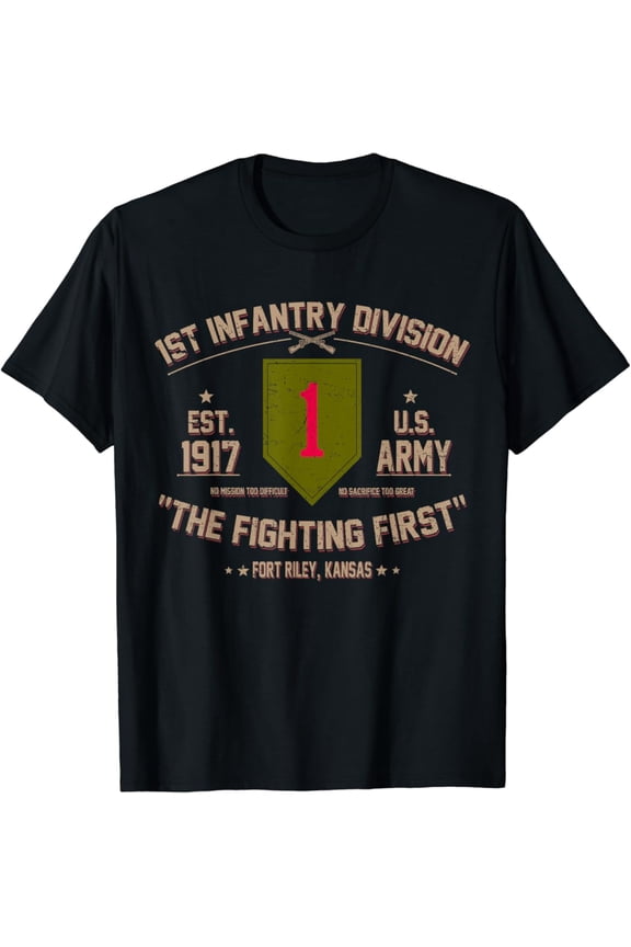 1st Infantry Division Fighting First T-Shirt