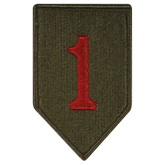 1st Infantry Division Patch Color