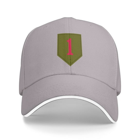 1st Infantry Division Unisex Adult Baseball Caps Adjustable Casquette Dad Hat Sandwich Cap Outdoors Headwear