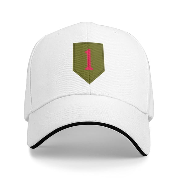 1st Infantry Division Unisex Adult Baseball Caps Adjustable Casquette Dad Hat Sandwich Cap Outdoors Headwear