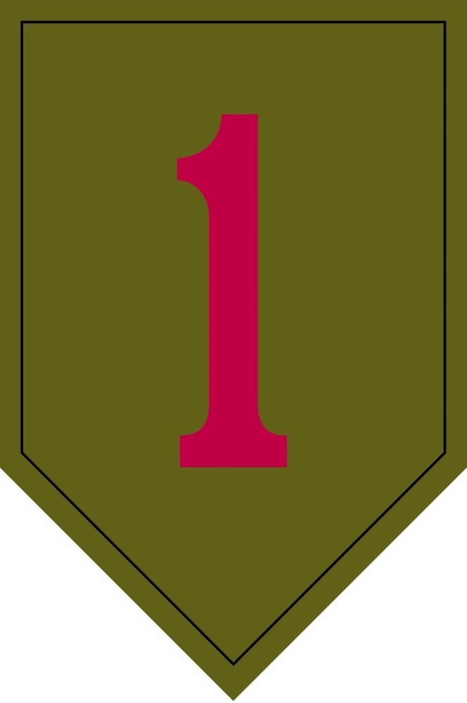 1st Infantry Division shoulder sleeve insignia Canvas Art - Stocktrek Images (23 x 34)