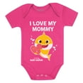 thumbnail image 1 of 1st Mothers Day Baby Shark Doo Doo Doo Outfit Mom Gifts Baby Boy Girl Bodysuit Love My Mommy Wow pink 12M (6-12M), 1 of 5