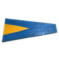 thumbnail image 1 of 1st Nautical Numerical Flag 12" Wood Plaque - Coastal Decor | #skn160221st, 1 of 1