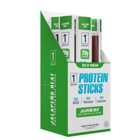 1st Phorm Sharp Cheddar Flavored Protein Sticks 2 oz