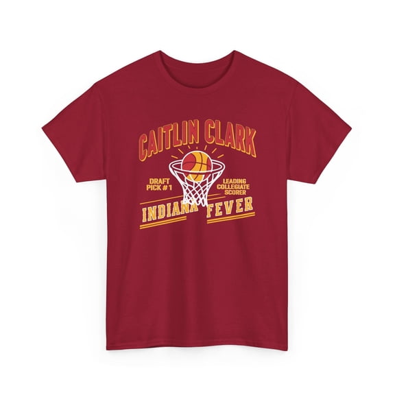 1st Pick Caitlin Clark Fever 22 for Women's Basketball fan Unisex Cotton Tee