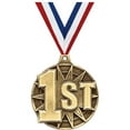 thumbnail image 1 of 1st Place Medals, 2" Gold Diecast 1st Place Medal Award 5 Pack, 1 of 2