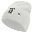 thumbnail image 1 of 1st Special Forces Command Veteran Embroidered 8 Inch Knitted Short Beanie - White OSFM, 1 of 5