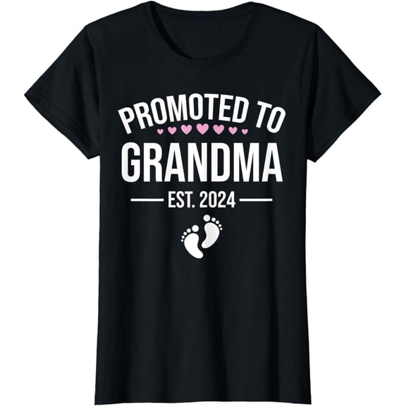 1st Time Grandma EST 2024 New First Grandma 2024 T-Shirt