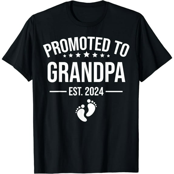 1st Time Grandpa EST 2024 New First Grandpa 2024 T-Shirt
