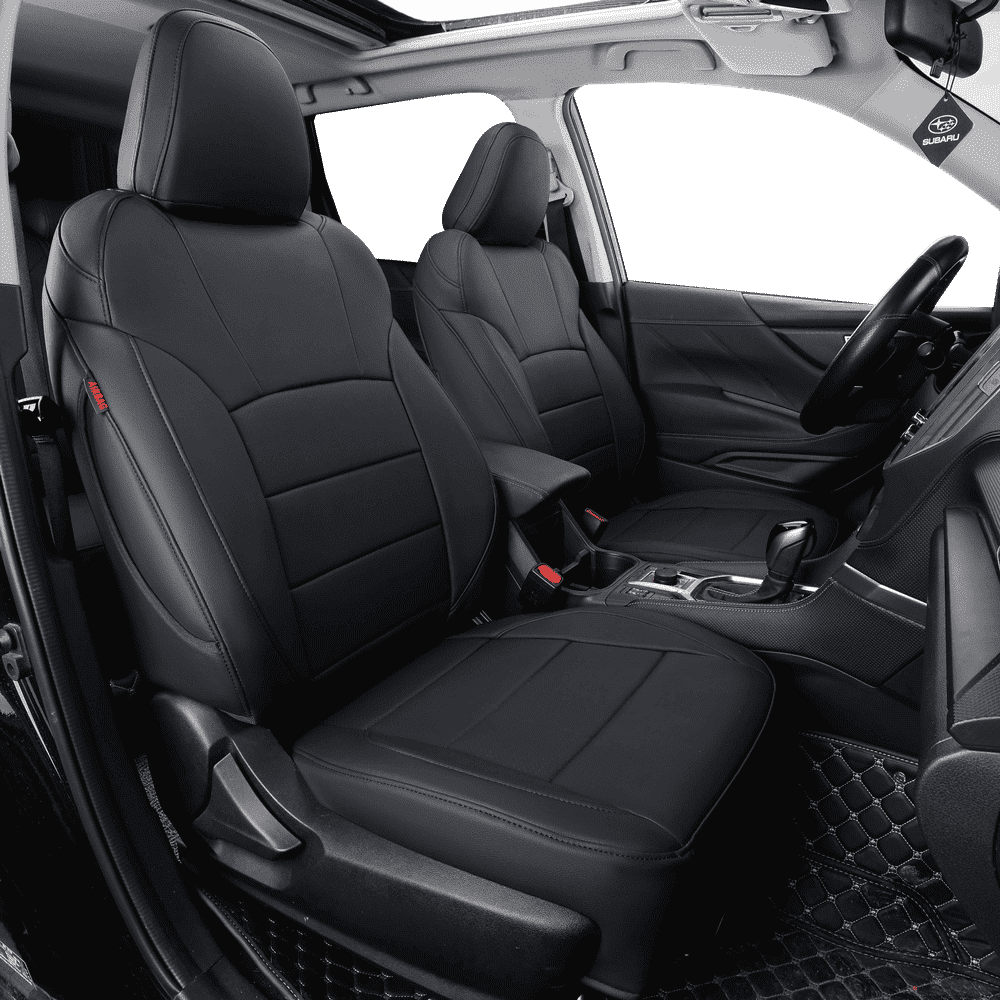 Rasiarpio For Hyundai Santa Fe Sport 2014-2018 Car Seat Covers Full Set Waterproof Leather Front Rear Seat Automotive Protection Cushions - CT08 Black