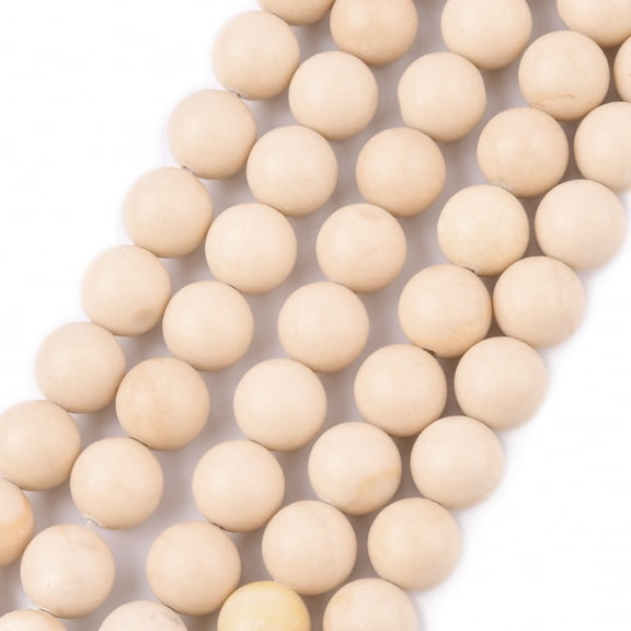 1strand Fossil Beads Strands Round 10mm Hole: 1mm about 41pcs/strand 15 inch