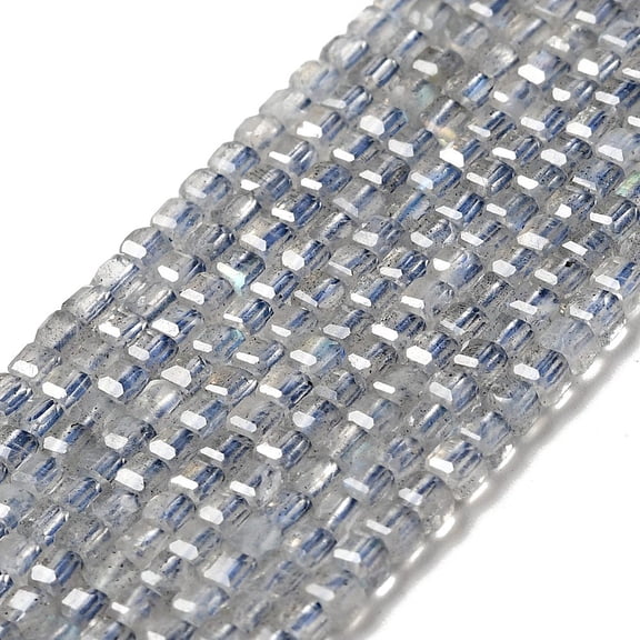 1strand Labradorite Beads Strands Grade AAA Faceted Cube 2.5x2.5x2.5mm Hole: 0.7mm about 170pcs/strand 15.35''(39cm)