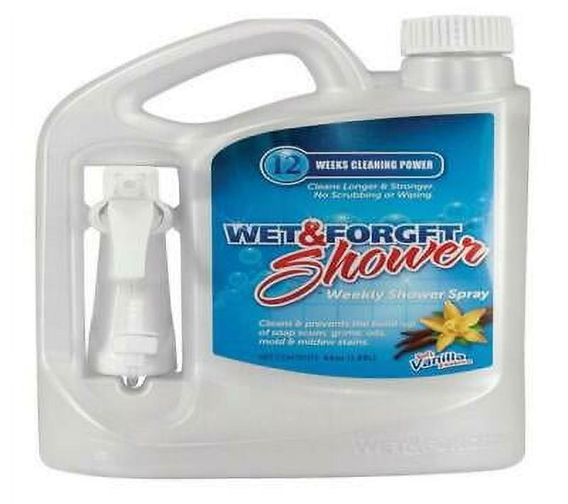 WET AND FORGET Shower Cleaner 64oz Vanilla Clear 