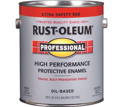 1unitLDLA-8303 Rust-Oleum K7764402 Professional Safety Red Direct To Metal Gallon 400 VOC Alkyd Enamel (Case of 2)