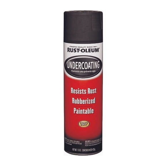 1unitULFB-1770 Rust-Oleum 248657 Auto Coatings Black Rubber Undercoating 15 Ounce Spray (Case of 6)